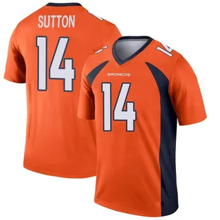 Men's Nike Courtland Sutton Orange Denver Broncos Game Player Jersey