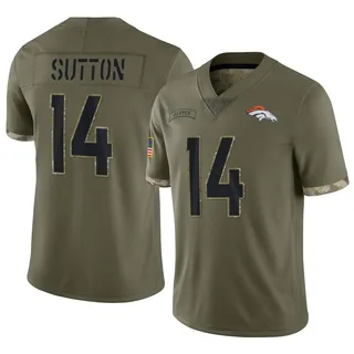 Denver Broncos Nike Road Game Jersey - White - Courtland Sutton - Mens