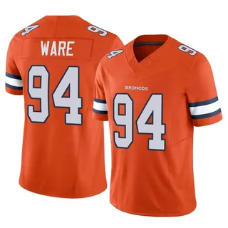 Nike Denver Broncos Limited DeMarcus Ware Jersey #94 Mens Size Small Orange  NFL