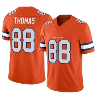 Men's Denver Broncos Demaryius Thomas Nike Orange Team Color Game Jersey