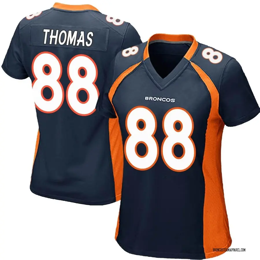 Mens Denver Broncos Demaryius Thomas Nike Navy Blue Game Jersey