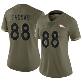 Men's Nike Demaryius Thomas Orange Denver Broncos Vapor Untouchable Limited  Player Jersey