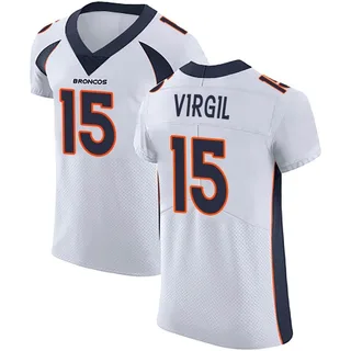 Men's Nike Jalen Virgil Orange Denver Broncos Game Player Jersey Size: Medium