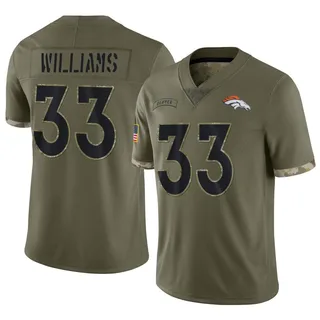 Javonte Williams Men's Denver Broncos Nike Alternate Vapor Untouchable  Jersey - Elite Navy