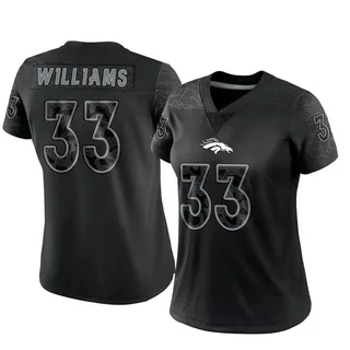 Nike Men's Denver Broncos Javonte Williams #33 White Game Jersey