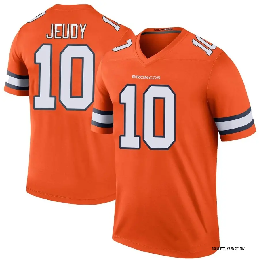 Jerry Jeudy Denver Broncos Men's Color Rush Legend Nike Jersey