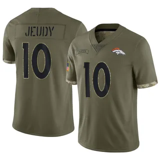 John Elway Denver Broncos 2022 Salute To Service Retired Player Limited  Jersey - Olive