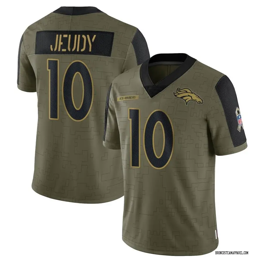 Jerry Jeudy Denver Broncos Youth Limited 2021 Salute To Service