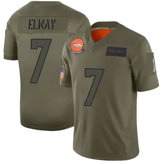 Denver Broncos John Elway Navy 100Th Season Vapor Elite 3D Jersey in 2023