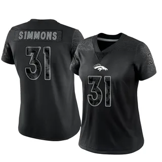 Youth Denver Broncos Justin Simmons Camo 2019 Salute To Service Game Jersey  - Dingeas