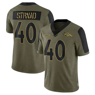 Denver Broncos Justin Strnad Navy Vapor Untouchable Limited Jersey -  Bluefink