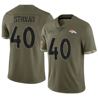 Denver Broncos Justin Strnad Navy Vapor Untouchable Limited Jersey -  Bluefink