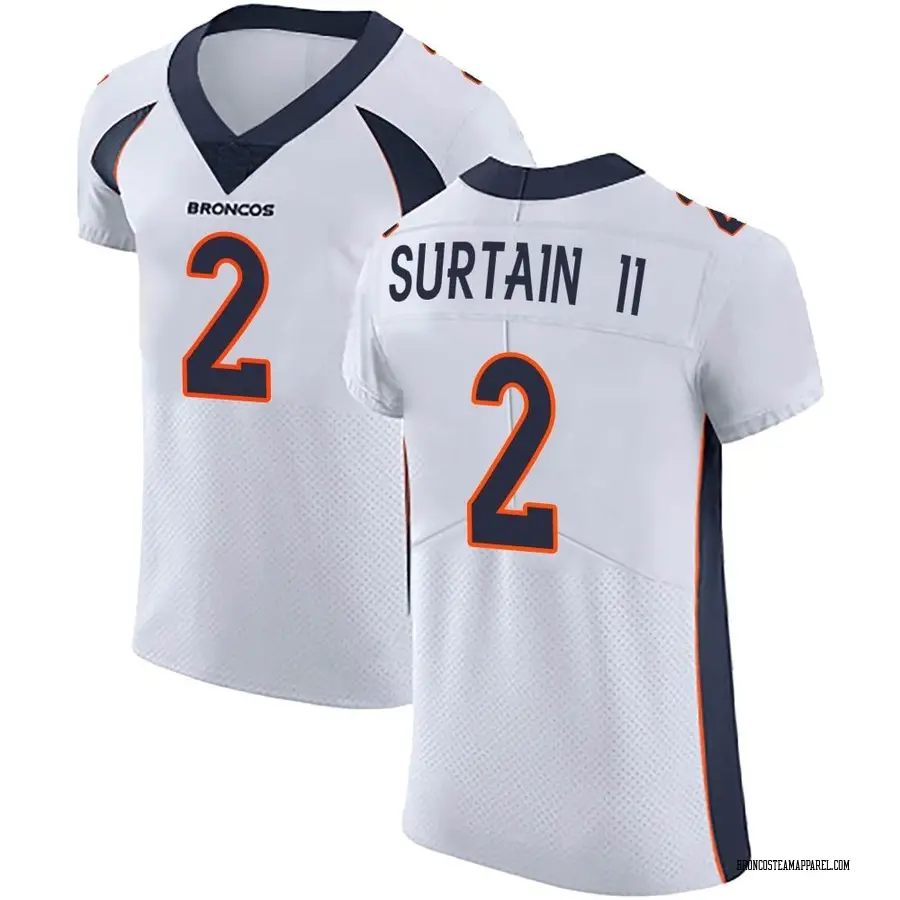 Men's Denver Broncos Patrick Surtain II Nike Orange Vapor Untouchable  Limited Jersey