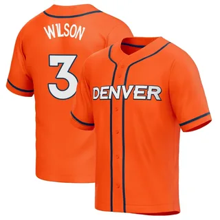 Russell Wilson Jersey Denver Broncos Orange Stripe Vapor Black Red Limited Jersey