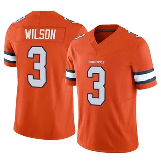 Nike Youth Denver Broncos Russell Wilson Orange Game Jersey