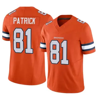 Tim Patrick Men's Nike White Denver Broncos Custom Game Jersey Size: Small