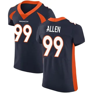 Zach Allen Men's Nike Navy Denver Broncos Alternate Custom Game Jersey Size: Large