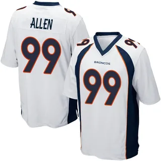 Zach Allen Men's Nike Navy Denver Broncos Alternate Custom Game Jersey Size: Large