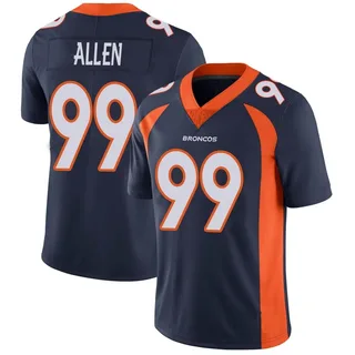 Zach Allen Men's Nike Navy Denver Broncos Alternate Custom Game Jersey Size: Large